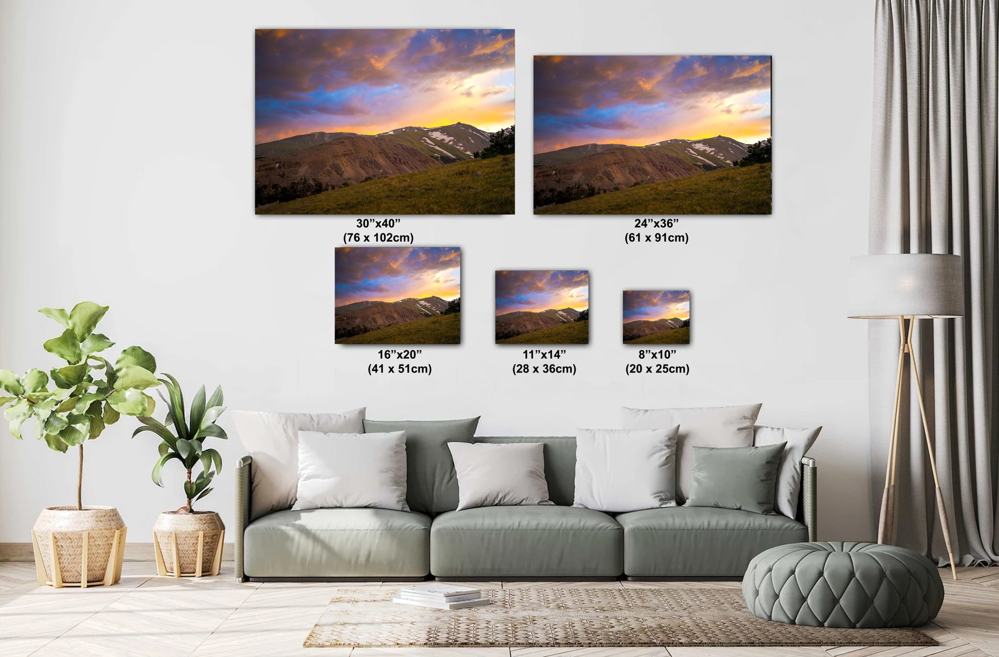 Mount Sherman, Mosquito Range, Rocky Mountains, Colorado, Sunset, Fourteener, Fine Art Print, Wall Decor () 1/1 - Image 9